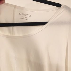 All saints white oversized tee